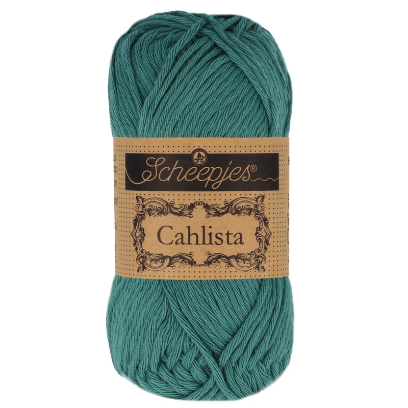 Coton à crocheter Cahlista Scheepjes vert océan 391