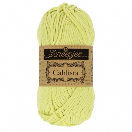 Coton à crocheter Cahlista Scheepjes jus de citron 392