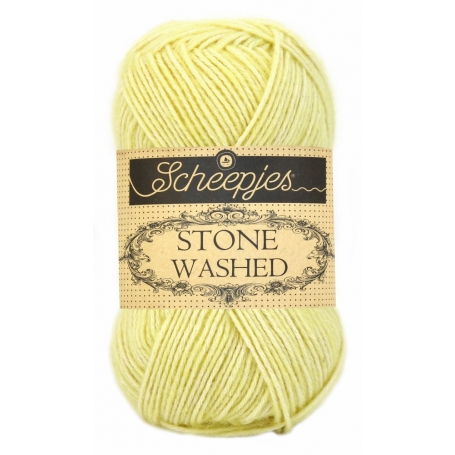 Pelote Stone washed de Scheepjes - citrine 817