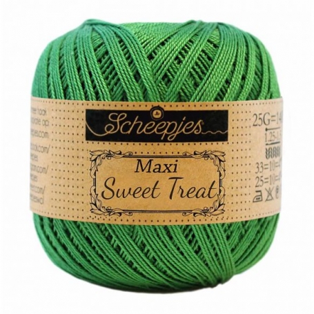 Maxi Sweet treat coton mercerisé vert printemps