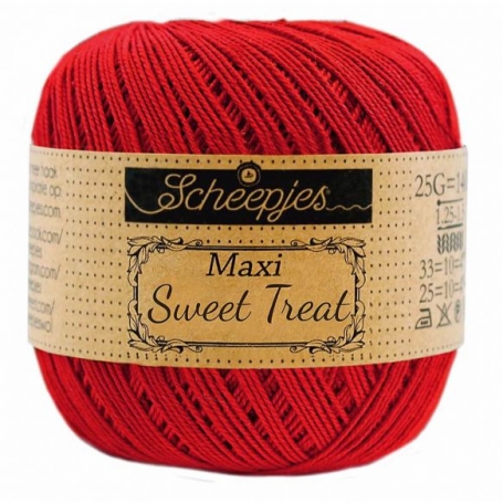 Maxi Sweet treat coton mercerisé rouge