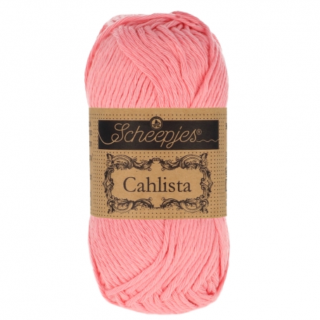 coton scheepjes cahlista rose tendre