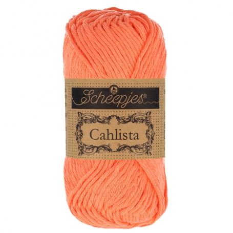 coton scheepjes cahlista corail 410