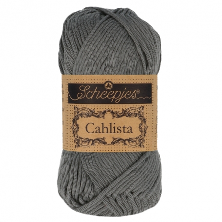 coton aran à crocheter gris anthracite