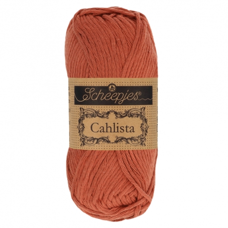 coton aran rouge brique 504