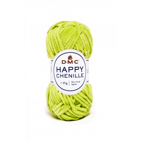 dmc happy chenille fil velours pistache