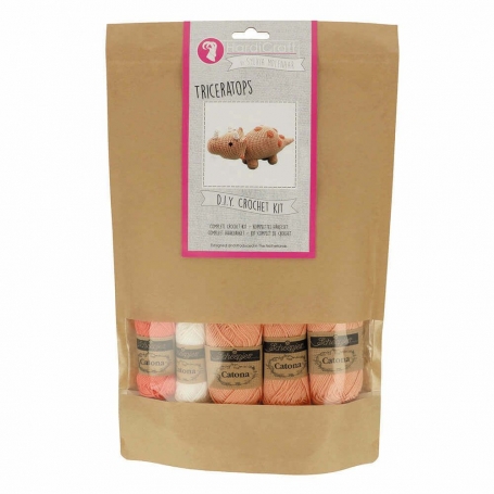 kit amigurumi tricératops