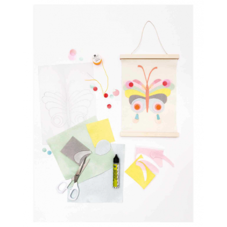 Lot 10 feuilles feutrine Rico Design coloris "pastel"