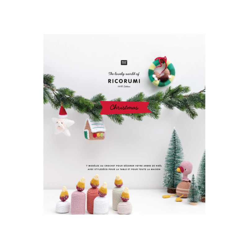 livret amigurumi décoration de noël rico design