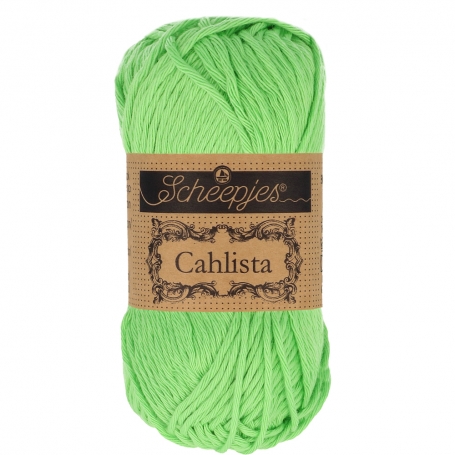coton aran scheepjes cahlista vert pomme 513