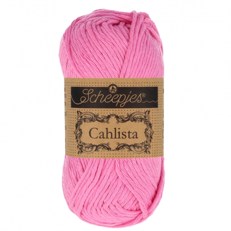 coton aran scheepjes cahlista rose fresia