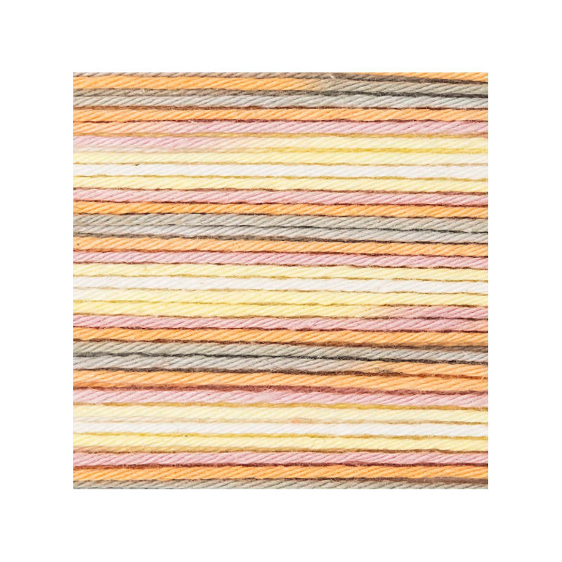 Coton à crocheter Ricorumi print pink yellow