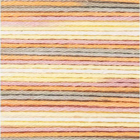 Coton à crocheter Ricorumi print pink yellow