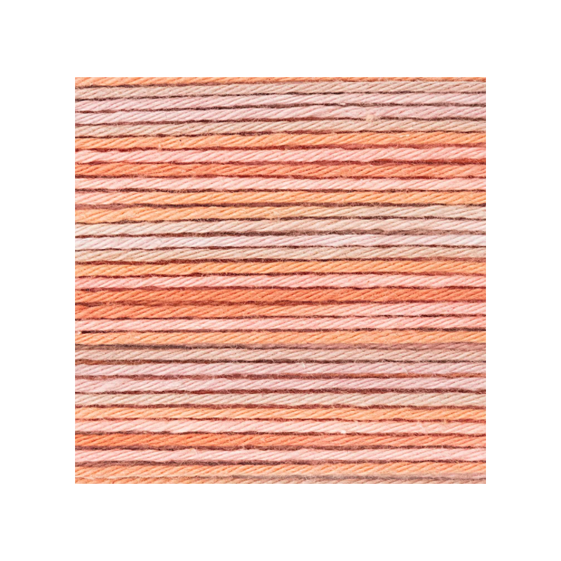Coton à crocheter Ricorumi print saumon mix
