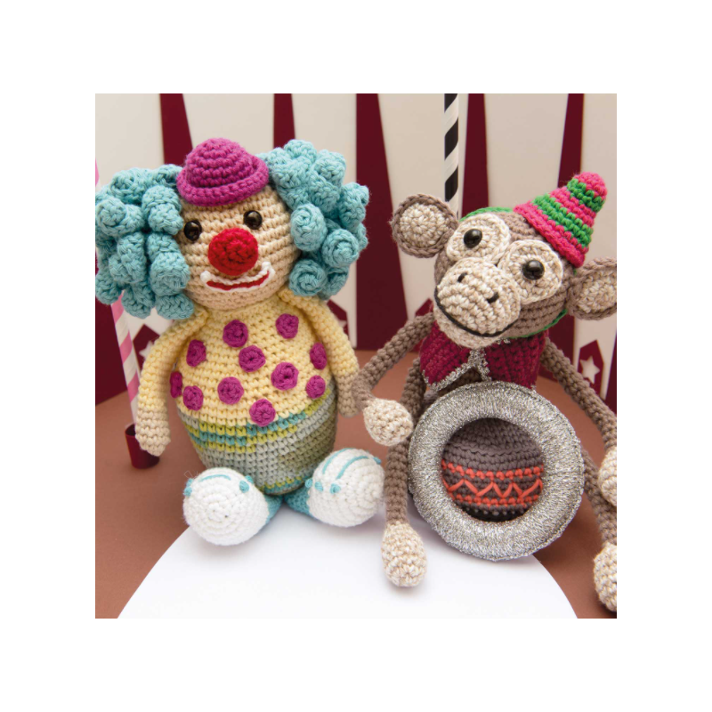 Coton à crocheter Ricorumi print vert mix