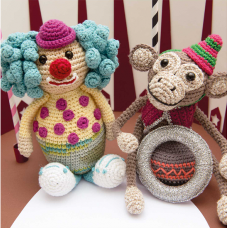 Coton à crocheter Ricorumi print vert mix