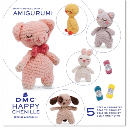 DMC happy chenille book n°3 - animaux de la ferme