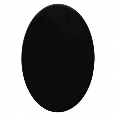 oeil de sécurité ovale noir en acrylique 11 mm