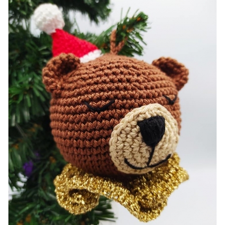 Patron amigurumi en pdf "ours brun" - Les boules de Noël
