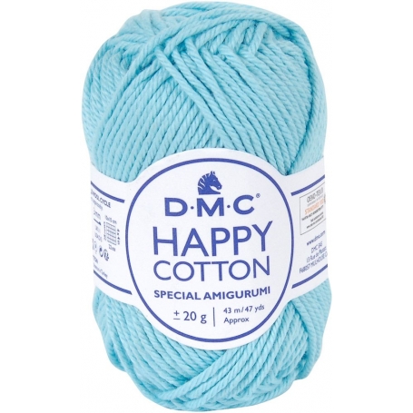 coton à crocheter dmc bleu turquoise
