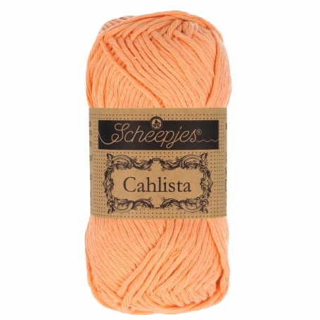 coton aran scheepjes cahlista abricot