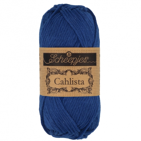 Coton à crocheter Scheepjes Cahlista bleu nuit 527