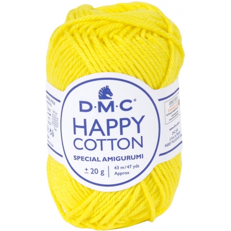 coton amigurumi jaune citron
