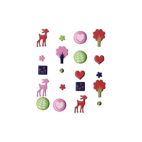 Attaches parisiennes "Sweet" d'Artemio