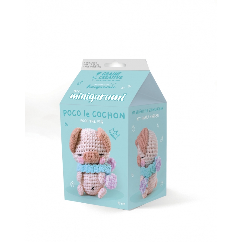 Kit amigurumi Poco le cochon - Graine Créative