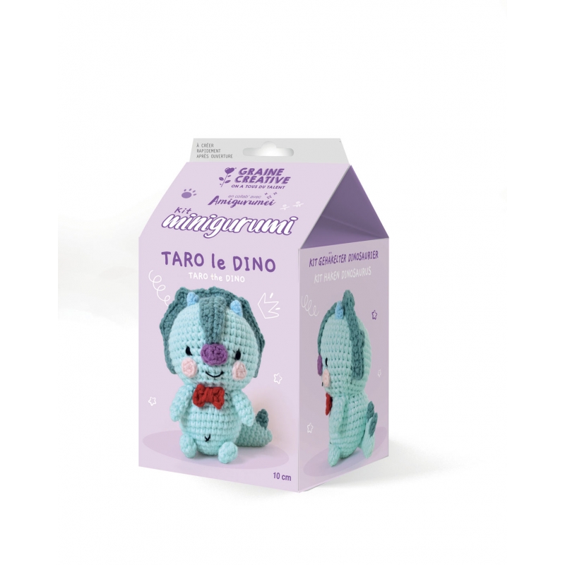 Kit amigurumi Taro le dinosaure - Graine Créative