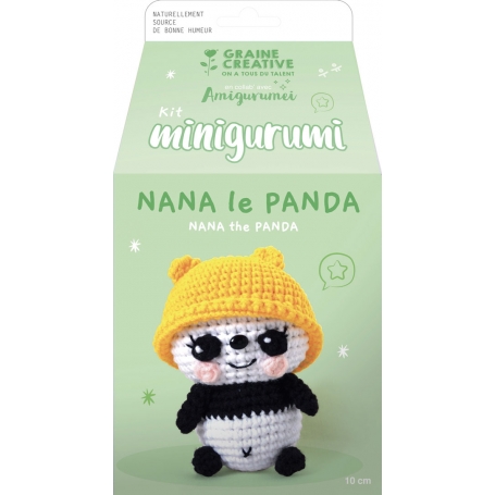 Kit amigurumi Nana le panda - Graine Créative