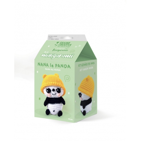 Kit amigurumi Nana le panda - Graine Créative