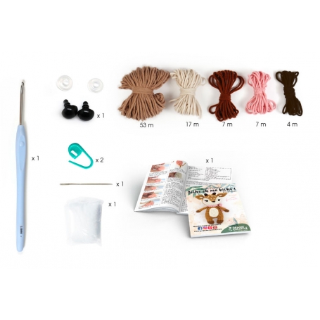 Kit amigurumi Cerise la biche - Graine Créative