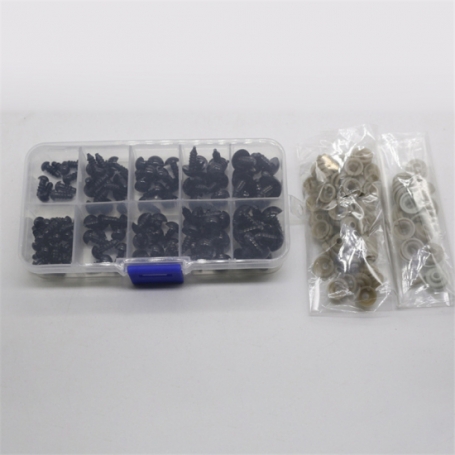 Assortiment de 100 Yeux de sécurité pour amigurumi et peluches