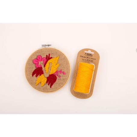 Coupon toile de jute 50 x 60 cm pour punch needle