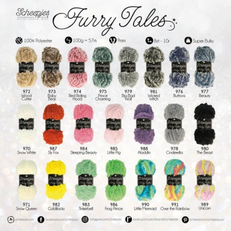Scheepjes Furry Tales "la Belle" 977