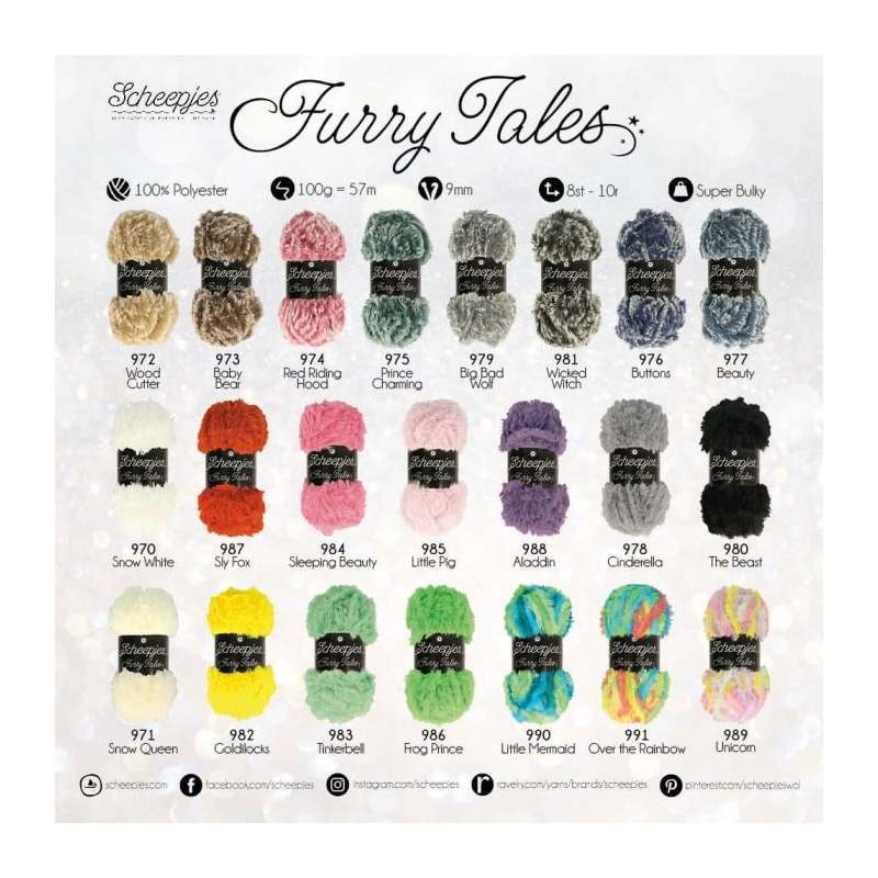 Scheepjes Furry Tales "over the rainbow" 991
