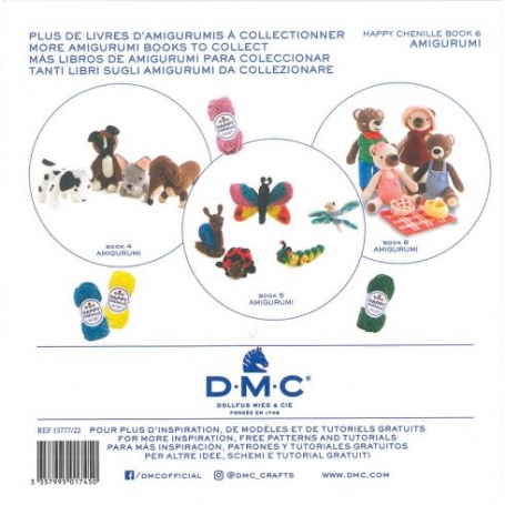 DMC happy chenille book n°6 - Les ours en pique nique