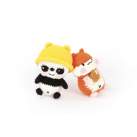 Pelote de coton amigurumi orange Graine Créative - "carottes râpées"