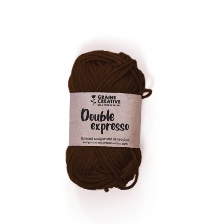 coton amigurumi graine créative brun
