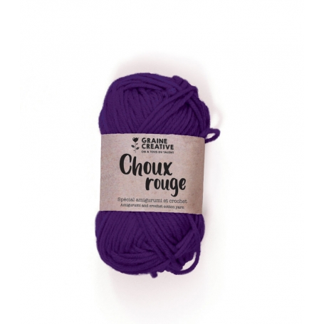 coton amigurumi graine créative violet