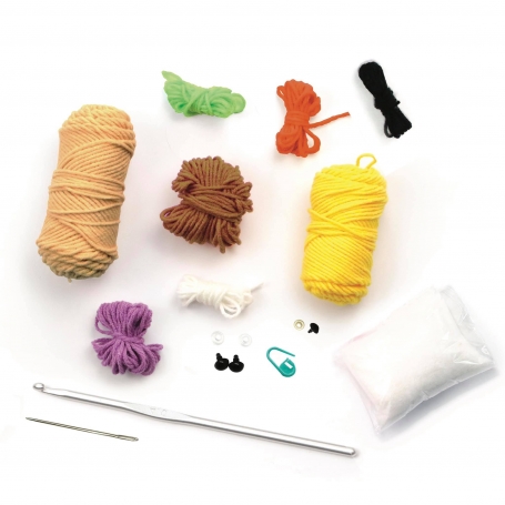 Kit amigurumi Moshi le castor - Khuc Cay