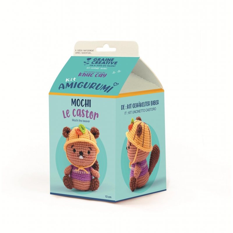 kit amigurumi khuc cay castor