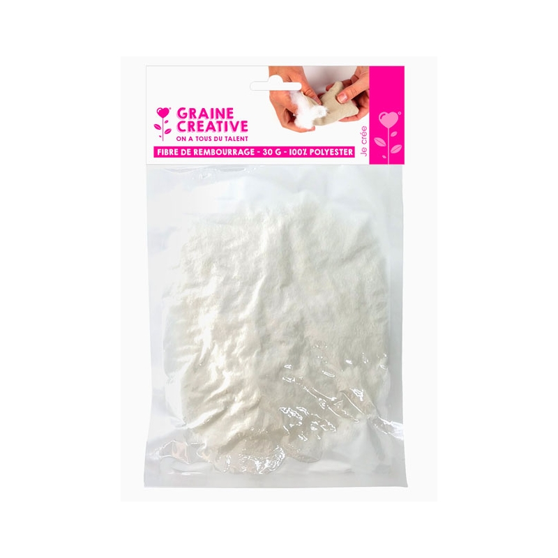 Ouate de rembourrage polyester 30g Graine Créative