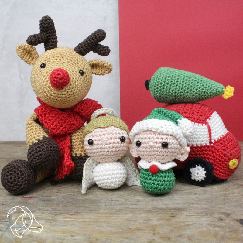 Kit crochet HardiCraft - Rudolf le renne de Noël