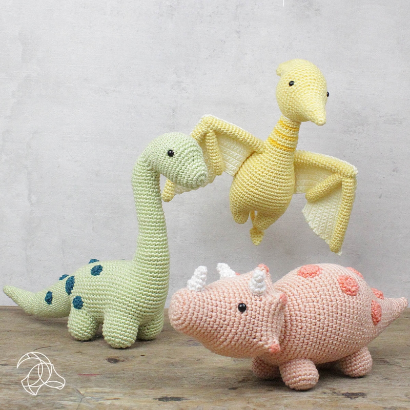 Kit amigurumi au crochet HardiCraft - Pteranodon