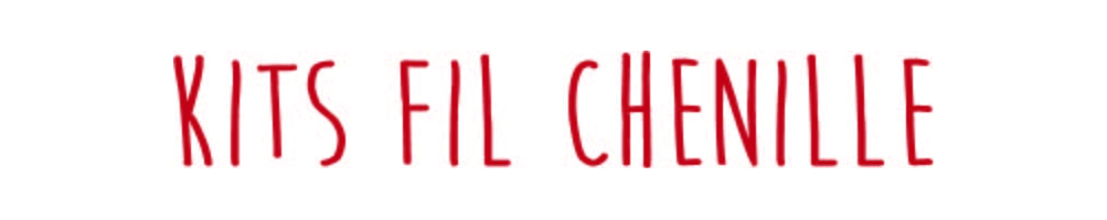 Kits crochet fil chenille